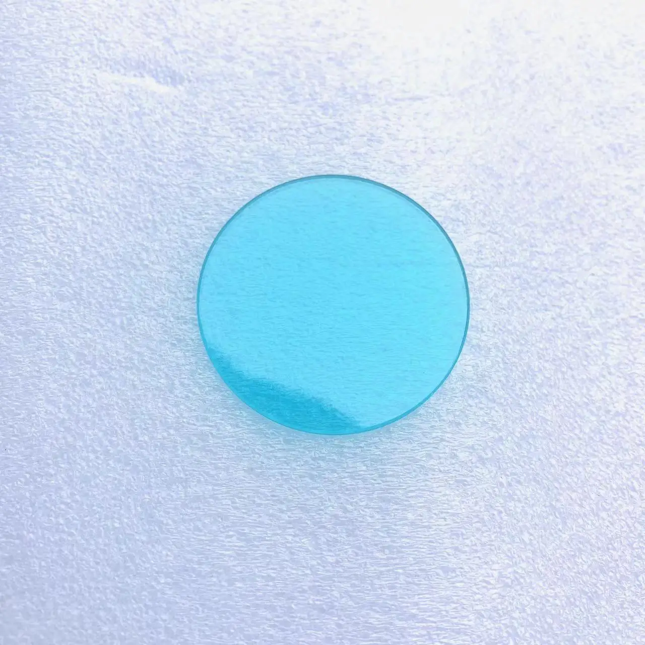 Visible 320nm To 700nm High Pass Diameter 25.4mm And 1.1mm Thickness Blue IR Cut Filter Glass QB21