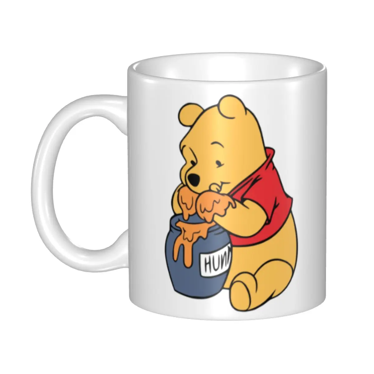 

DIY забавный мультфильм Винни Пух керамические кружки индивидуальные кофейные чашки креативный подарок