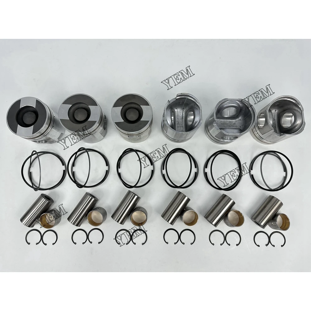 

6D125 Piston & Rings For Komatsu Diesel Engine Parts