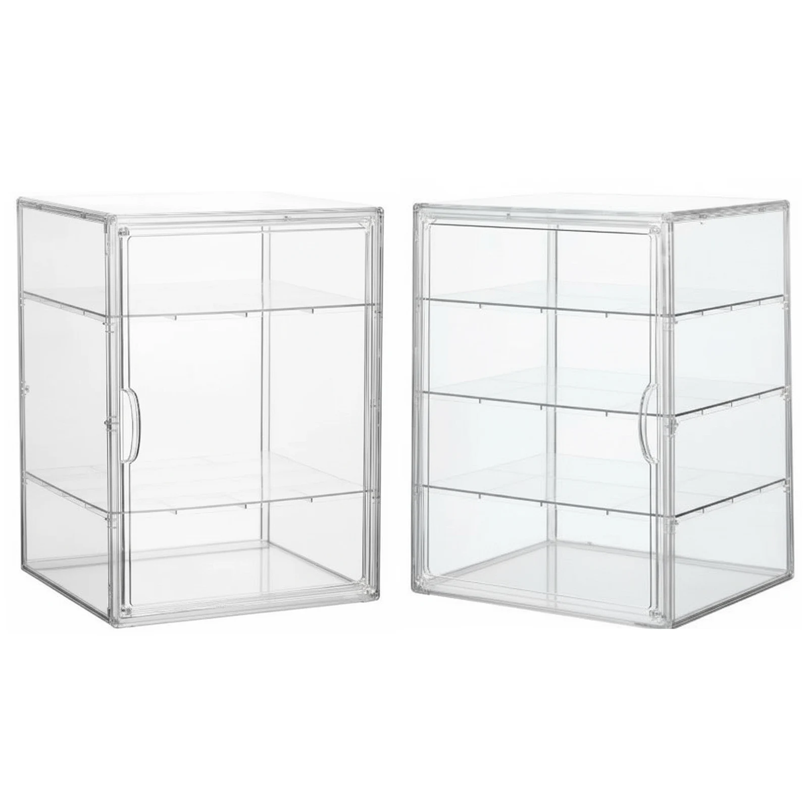 

Модульный акриловый органайзер: регулируемые прозрачные ящики для хранения, вместительная пластиковая полка для косметики для дома и офиса