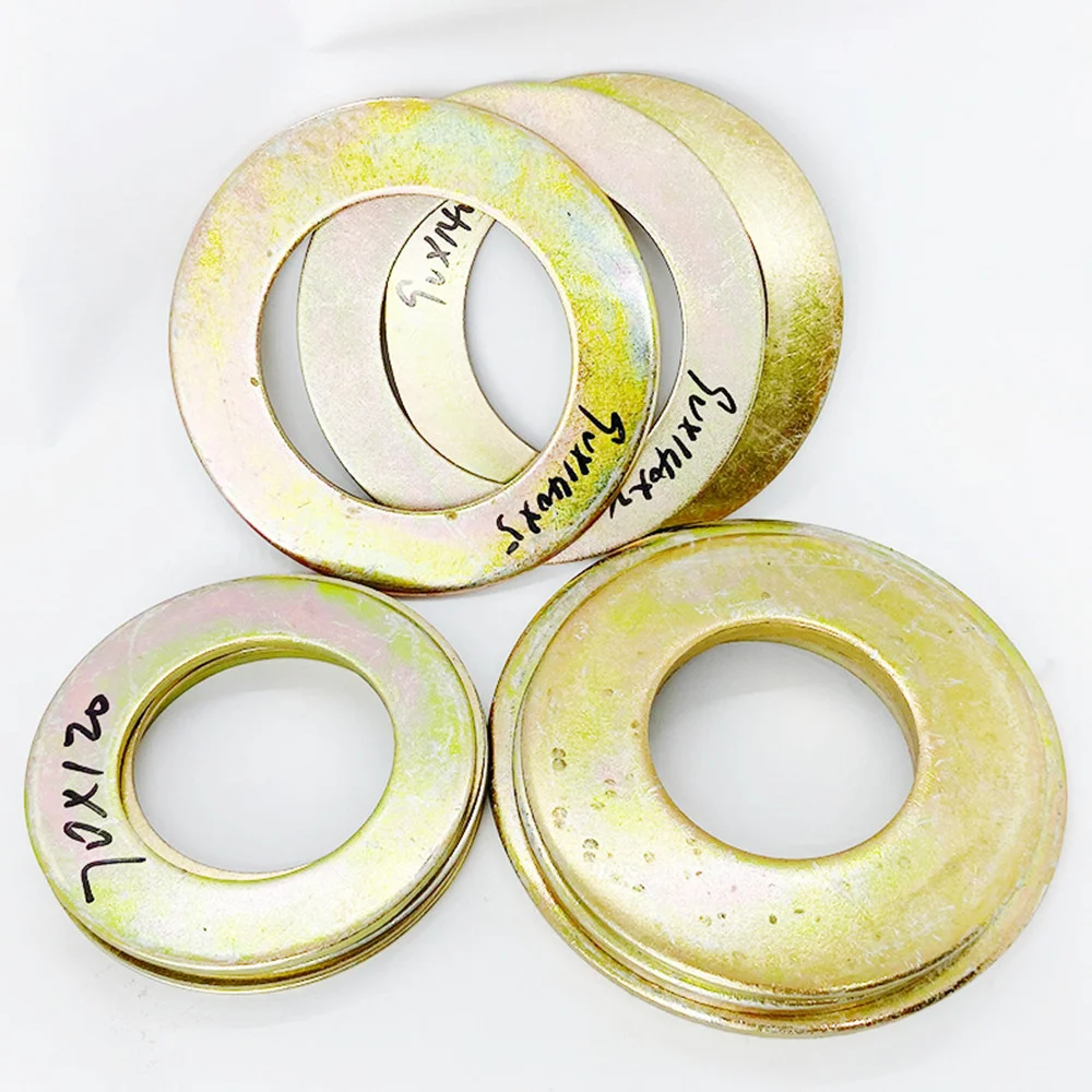 10 stücke Bagger Eimer Welle Eimer Pin Eimer Dünne Stahl Blatt Eisen Dichtung Vergrößert Runde Metall Tragen-beständig Welle washer