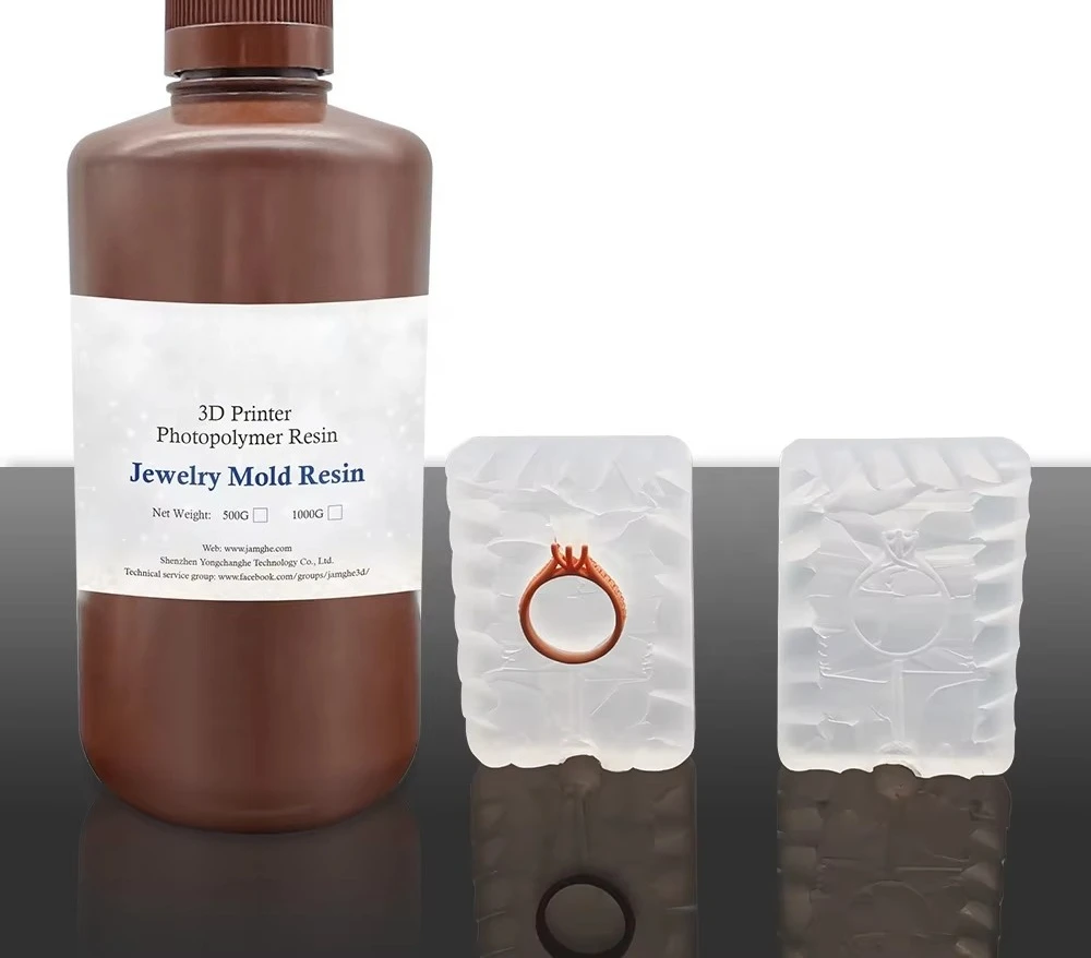 1KG 405nm Photosensitive Resin for RTV Silicone Mold Non Casting Material Compatible with LCD DLP SLA 3D Printing