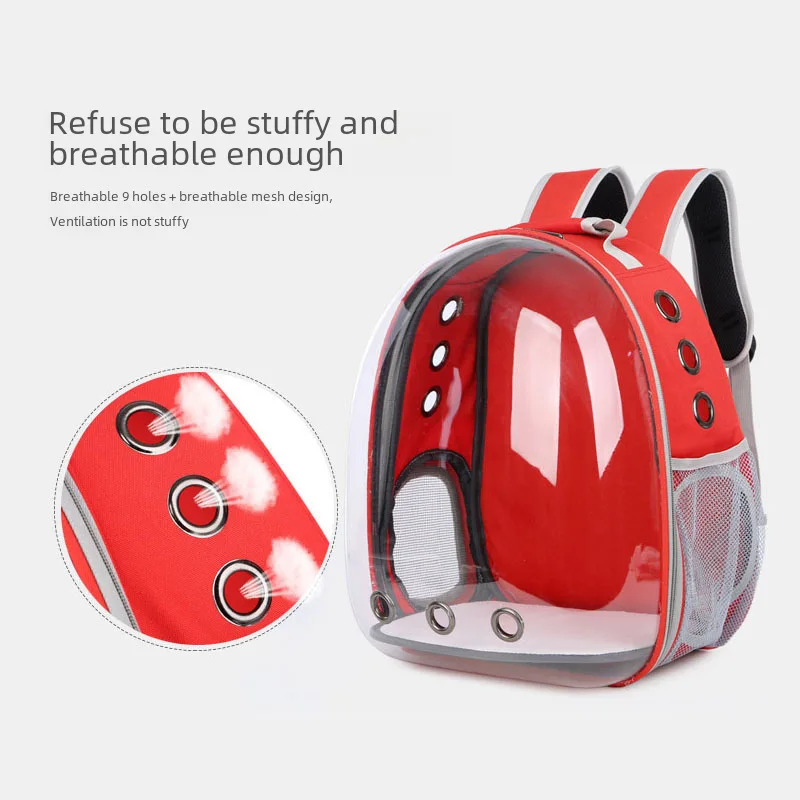 Space Capsule pet Bag Dogs and Cats Backpack Breathable Cabin out Portable Tote Supplies