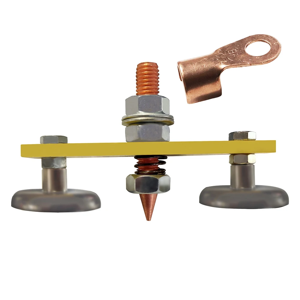 1Pc Double Welding Ground Clamp Iron Welding Support Clamp Holder Welding Fixture 110 X 35 X 65mm Soldering Tools Welding Supply