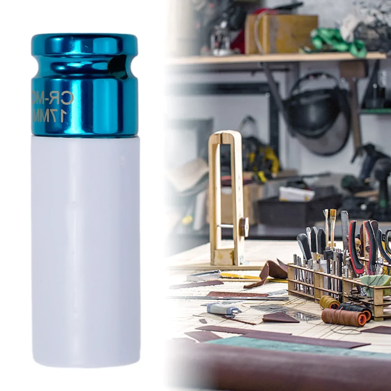 17/19/21mm Hex Sockets Colorful Sleeve Tire Protection Sleeve Deep Impact Nut Socket Alloy Wheel Wrenches Hand Tools