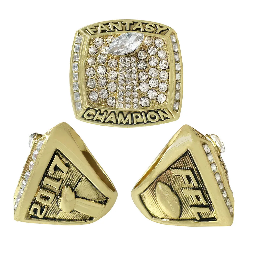 2017 الخيال بطولة كرة القدم الدائري FFL MVP جائزة الكأس لمحبي الرجال هدية تذكارية #3