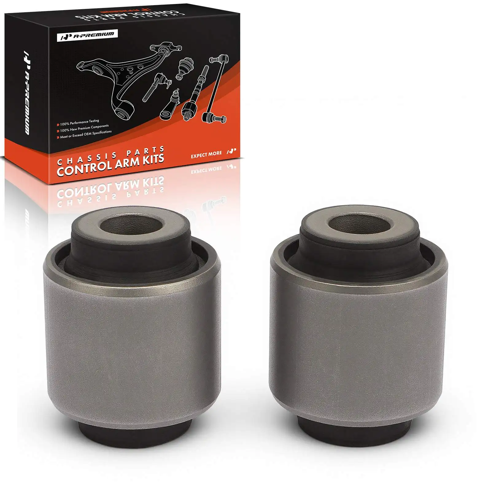A-Premium 2x Rear Arm To Knuckle (Upper) Control Arm Bushing for Mitsubishi Eclipse 2006-2012 Galant 2004-2012 Endeavor