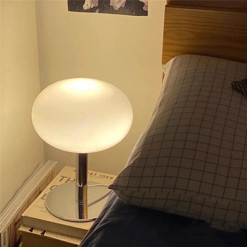 

MAKE-Table Lamp Lollipop Bedside Lamp For Nightstand With 3 Color Dimmable USB Lamps For Bedroom Room Desk Reading Light