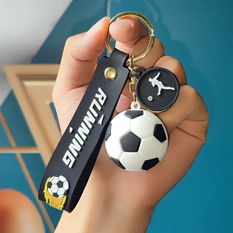 ZAKOL New Trendy Football Key Chain European Cup Accessories Keychain For Decorative Backpack Wholesale