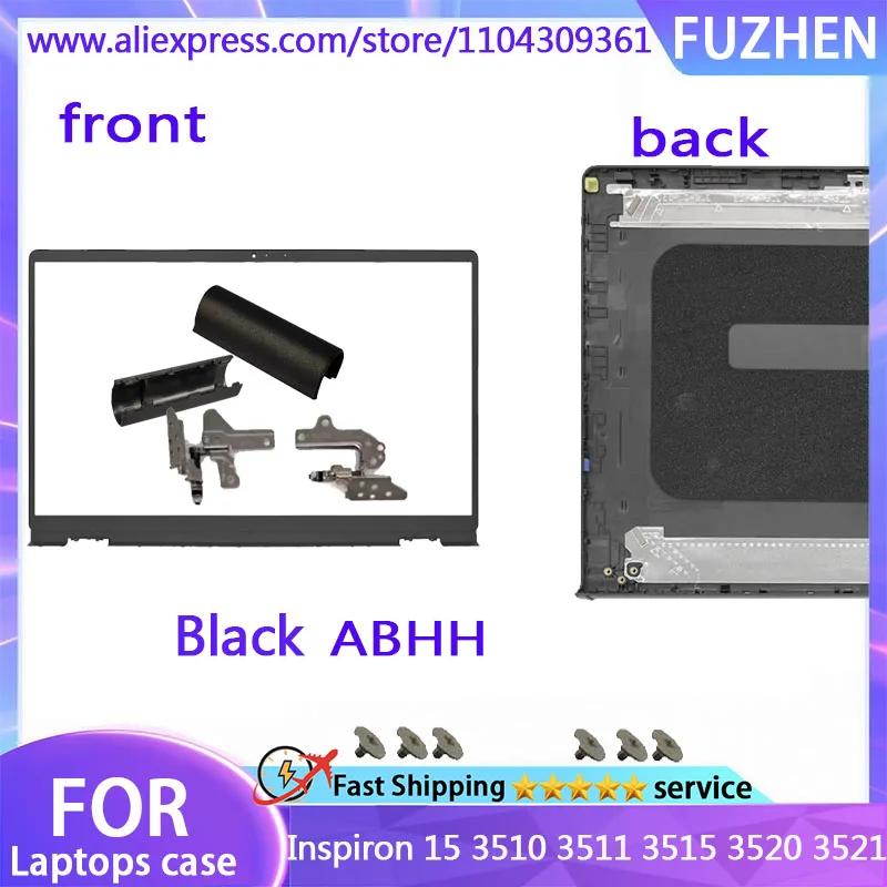 

New For Inspiron 15 3510 3511 3515 3520 3521 3525 Laptop Shell LCD Top cover/Back Cover/Front Bezel/Hinges 00WPN8 00DM9D