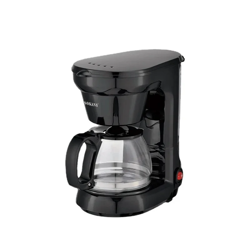 Houselin 750ML Small Coffee Maker, Compact Coffee Machine with Reusable Filter, Warming Plate and Coffee Pot for Home and Office
