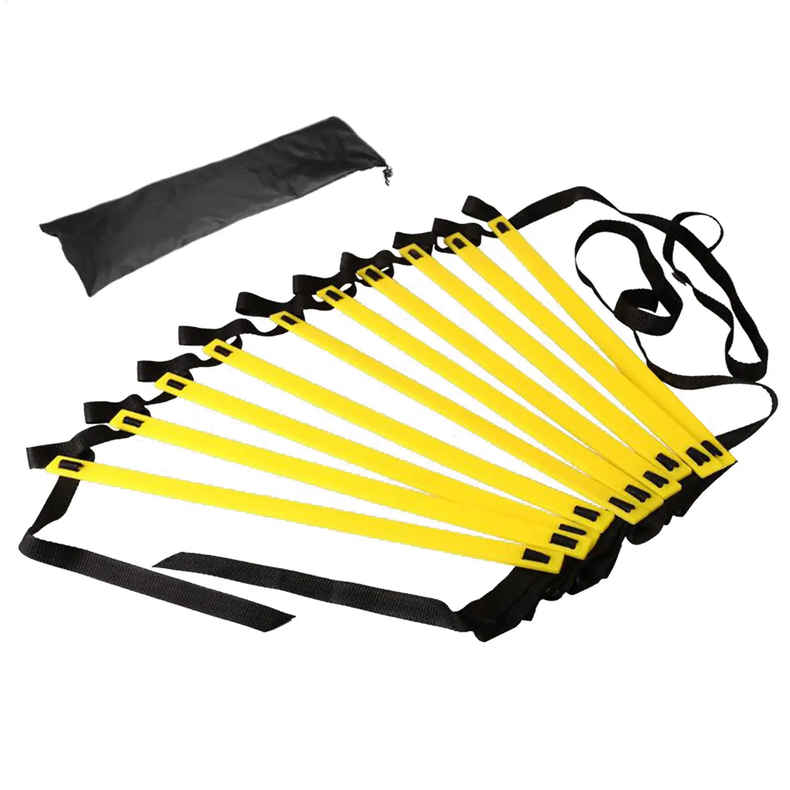 Speed Ladder Workout Exerciser Storage Bag Instant Set-up Football Ladder Speed Training Football Basketball Hockey Badminton