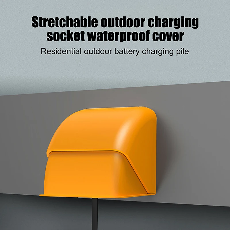 Outdoor Socket Protective Cover Bathroom Electric Plug Waterproof Cover Power Outlet Rainproof Box Protection Shell