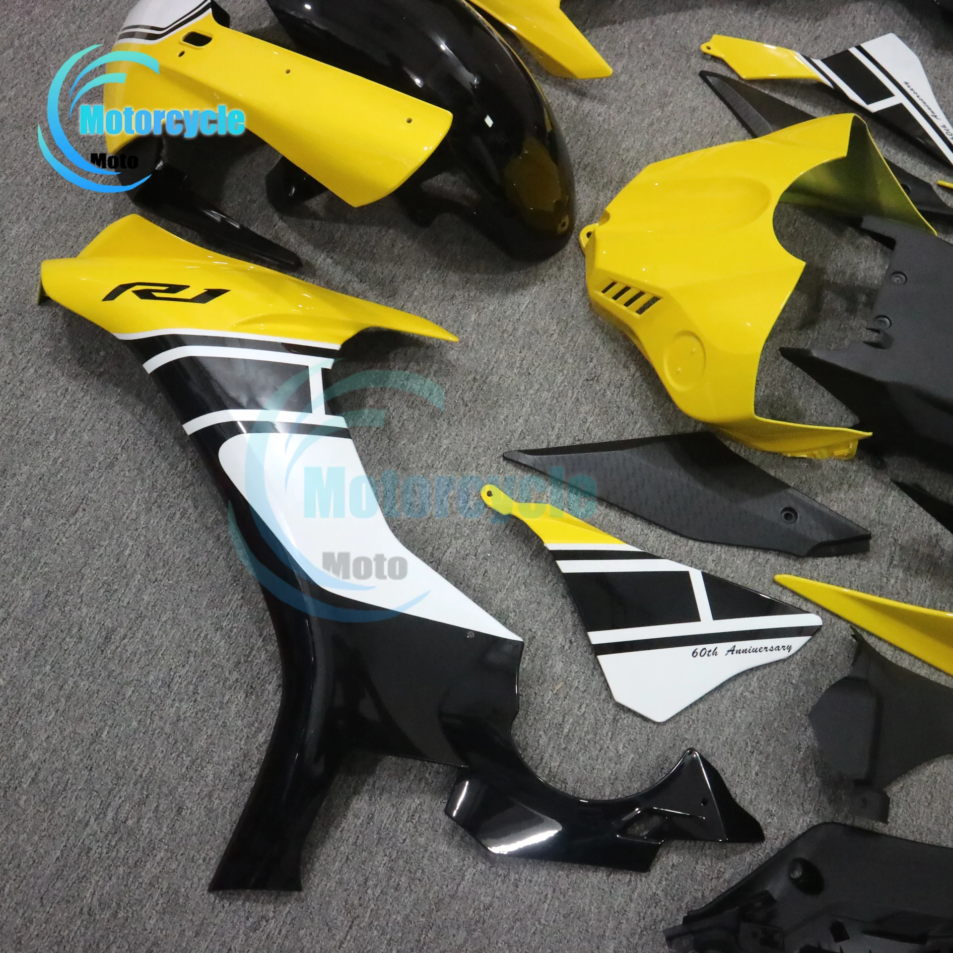 Fairings รถจักรยานยนต์ชุด Fit สําหรับ YAMAHA YZF R1 2015 2016 2017 2018 2019 2020 ตัวถังรถชุดคุณภาพสูง Body และสีสันตัวเลือก