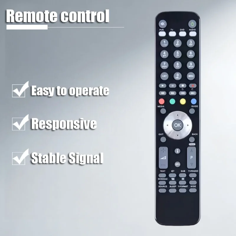 

Spot goods RM-F01 RM-F04 RM-E06 Replacement Remote Control Compatible with Humax Foxsat-HDR HD-Fox T2 HDR-Fox T2