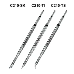 MECHANIC C210 Lead-free Welding Tips C210-TI/TS/SK Head Integrated Soldering Iron Tip SMD Head for C210 Series Solder Station