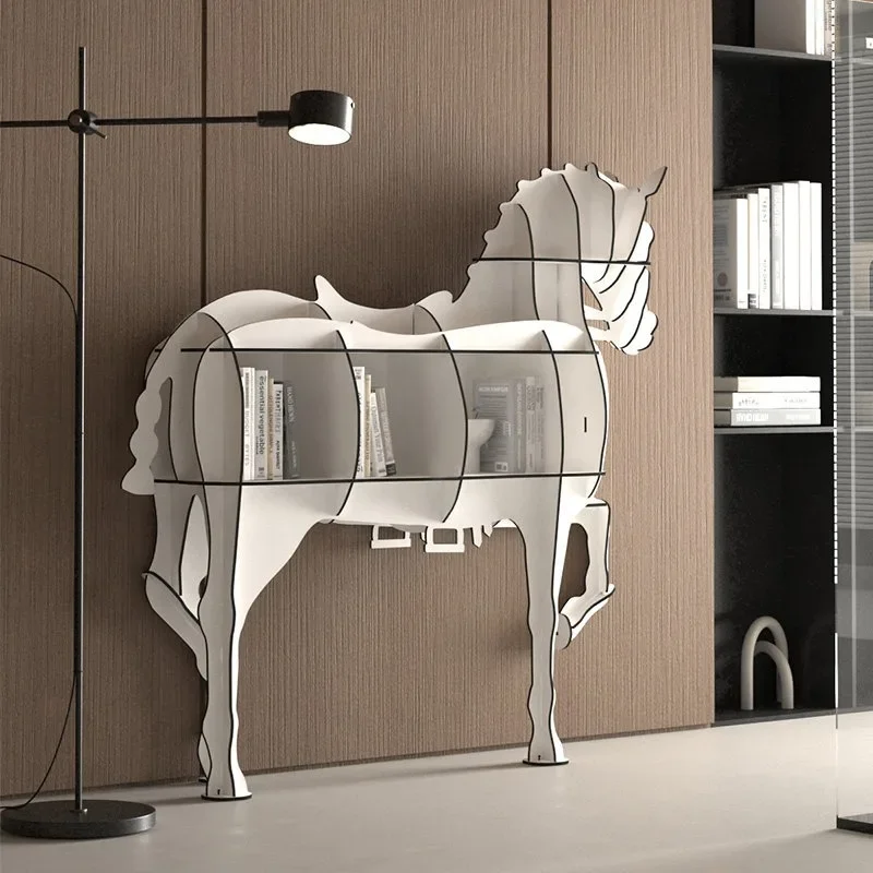 Shelf Storage Design Storage Locker Showcase Nordic Room Cabinet Luxury Style Sideboard Entrance Hall Office Home Furniture