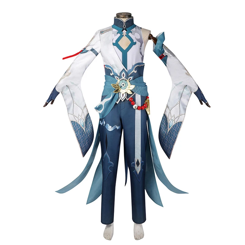 Honkai Star Rail Dan Heng Imbibitor Lunae Cosplay Costume 5 Star Uniform Wig Dragon Horn Earring Astral Express Party Men Women