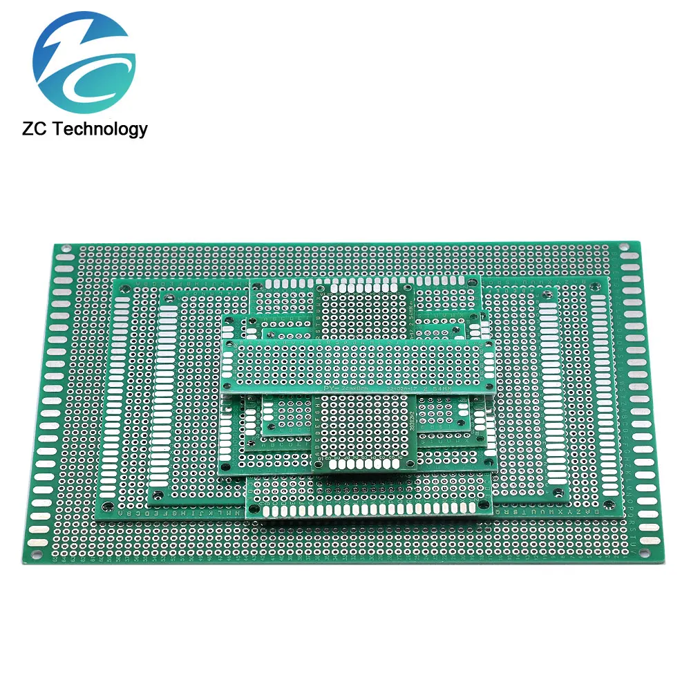 7x9 6x8 5x7 4x6 3x7 2x8cm Double Side Prototype Diy Universal Printed Circuit PCB Board Protoboard 9*15 12*18