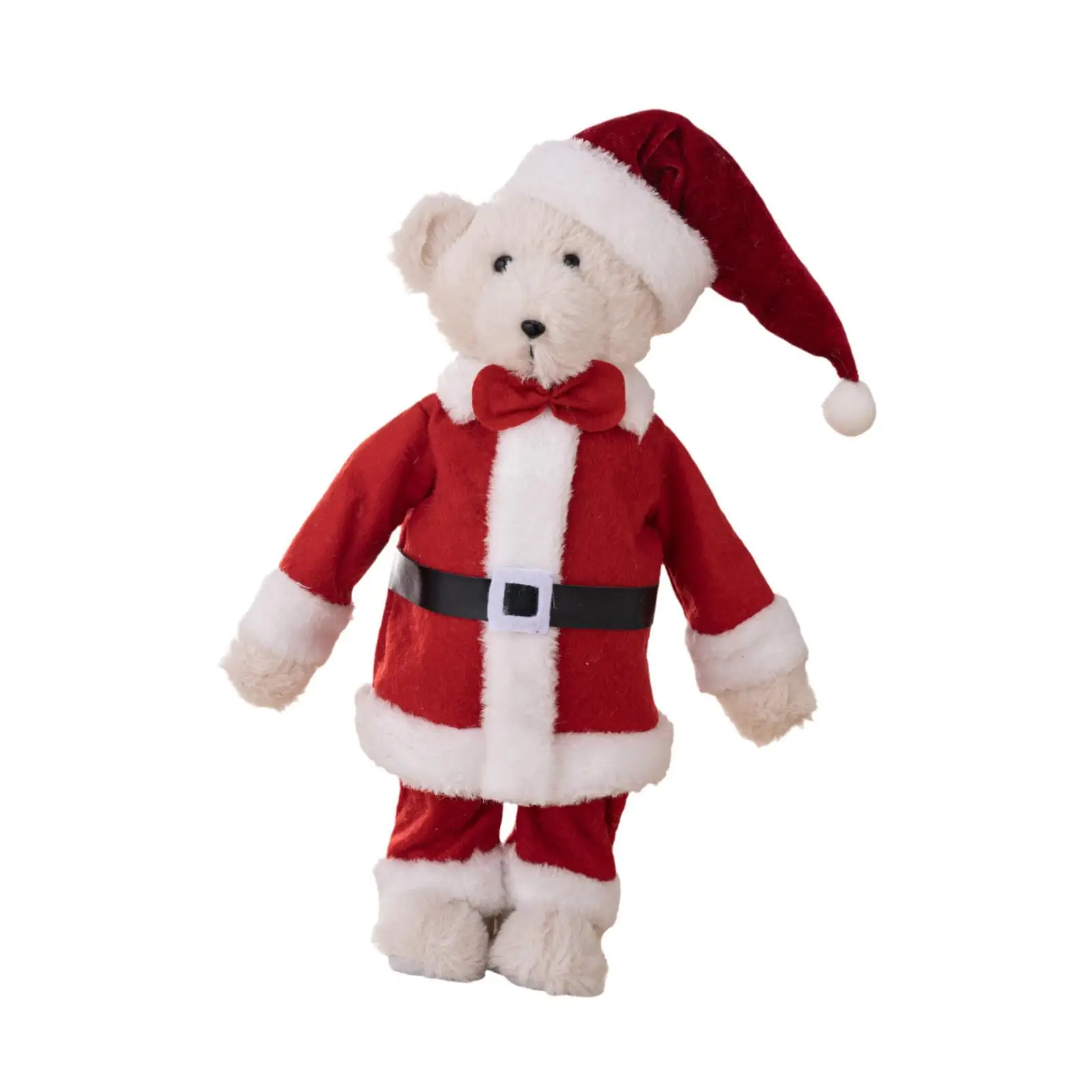 Ours en peluche de Noël pour garçons et filles, ours en peluche mignon, animaux doux, faveurs de fête, vacances d'hiver, maison