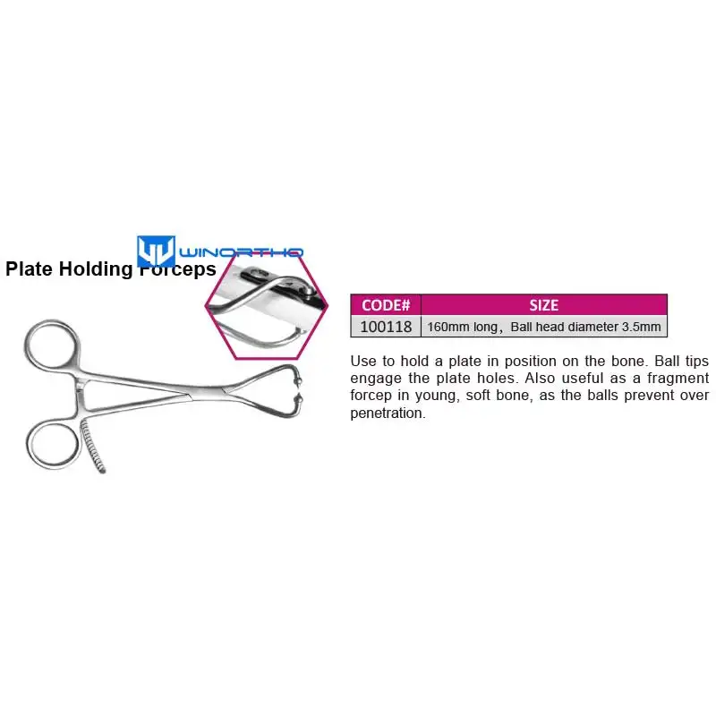 reduction forceps veterinary orthopedic instruments plate holding ao synthes biortho medical