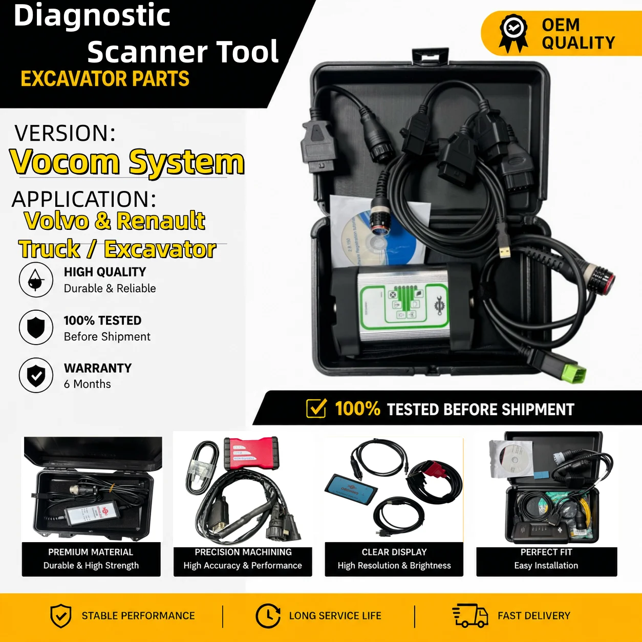 88890300 V2.8.241 OLIVER Diagnostic Tool Kit Communication Interface Scanner for Truck Excavator ECU Diagnosis