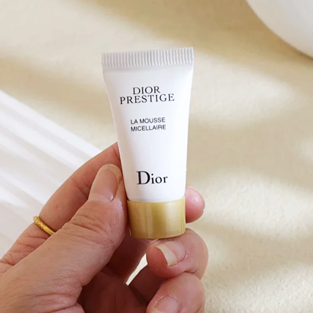 Dior Prestige La Mousse Micellaire Cleansing Foam 5g Mini Travel Size Micellar Face Cleanser Revitalizing Rose De Granville Gent