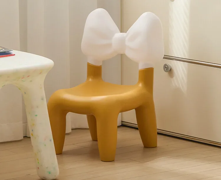 

Креативный низкий табурет с бантом, милый табурет с героями мультфильмов, детский сад, раннее образование, детский обучающий стул, табурет для смены обуви, домашняя дверь