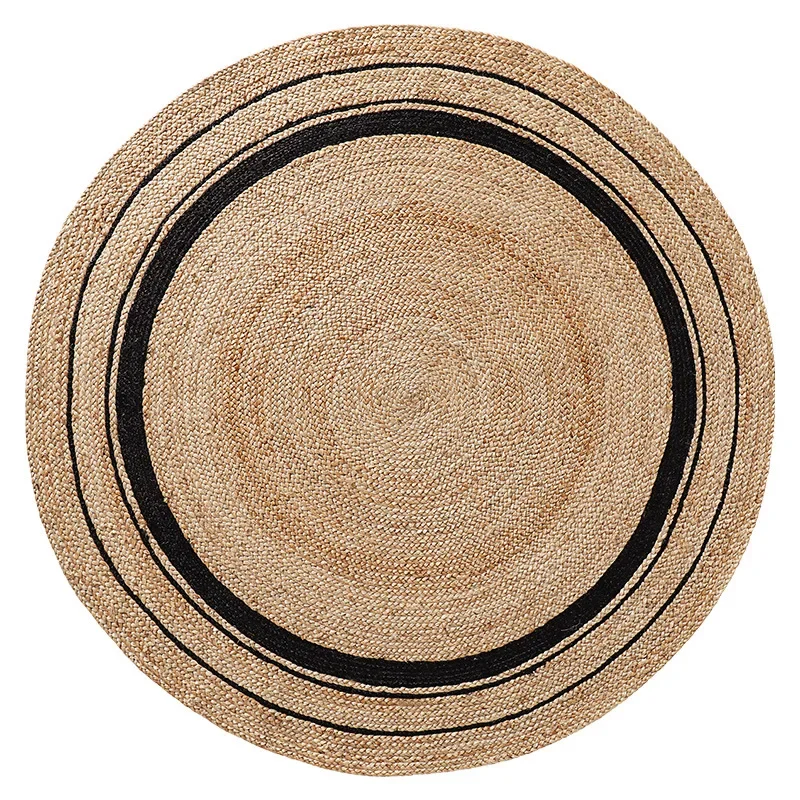 Пасторальный стиль, чайный домик, джут, круглый, ковер, ручная работа, кровать и завтрак.