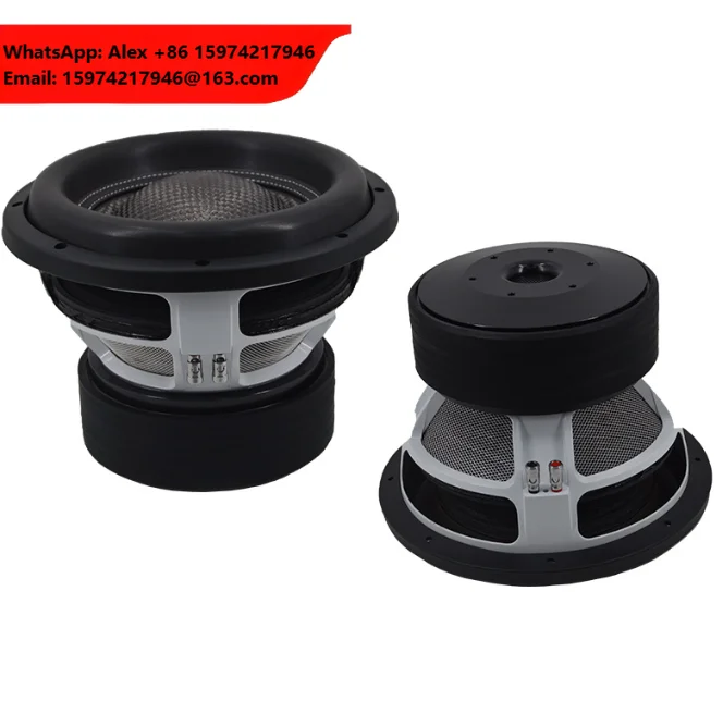 Auto Electronics 15 Inch Subwoofer Car Audio Dual Coil Subwoofer Auto Subwoofer 12 Inch