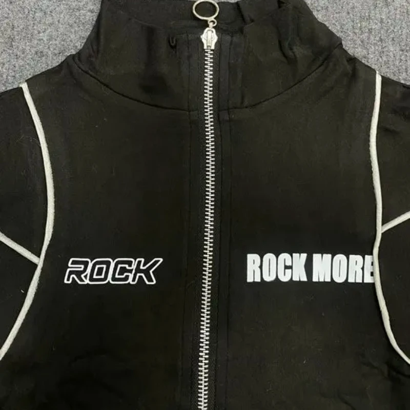 

Korean Solid Color Reflective Strip High-neck Zipper Conjoined Top Women's Clothing Sexy Tight Base Layer Long Sleeve Bodysuit