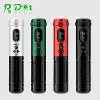 Máquina de tatuaje inalámbrica EZ P2 con batería inalámbrica de 1800 mAh y carrera de 3.5 mm para agujas de cartucho.