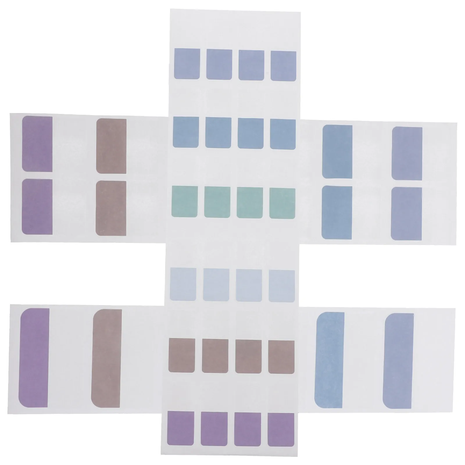 

420 Pcs Color Sticky Labels Book Stickers Annotation Tabs Journal Pvc Self-adhesive Index Bookmark Student Colored