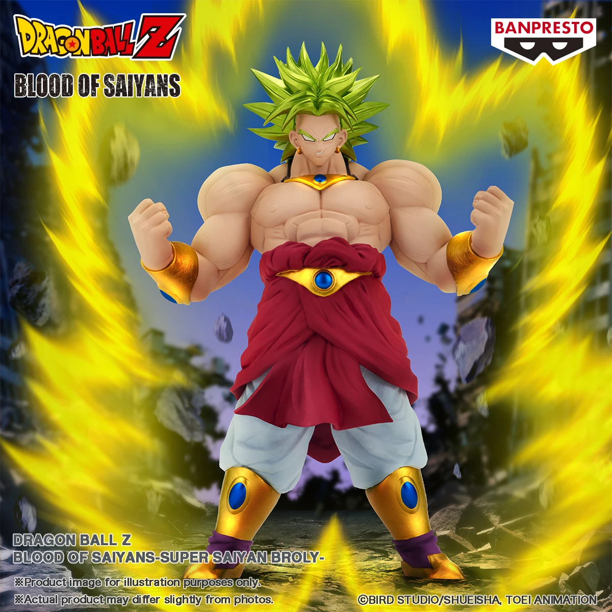 In Stock Original BANDAI BANPRESTO Dragon Ball BOS SP Broli PVC Anime Figures Action Figure Model Toys Christmas Gifts