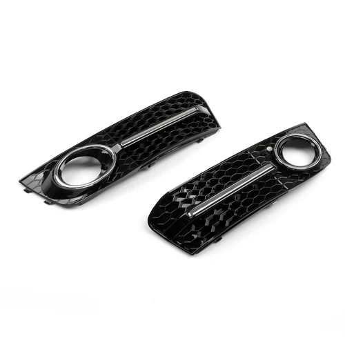 Imagen 2 del producto Artudatech para Audi A4 B8 2009 2010 2011 parachoques delantero de coche luz antiniebla peine rejillas a4 parrilla ABS piezas de coche
