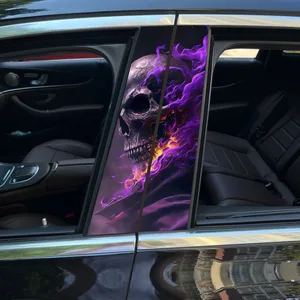 1pc Geometrische Waben -Auto -B -Säule C Pilar Dwaterprof Water Center Center Center Deckung Dekoration 10 Hauptaufkleber der Verkaufswabe - №8