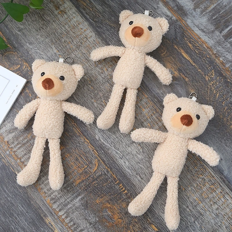 Juguete peluche y lindo conejito peluche, oso, regalo cumpleaños para niños y niñas