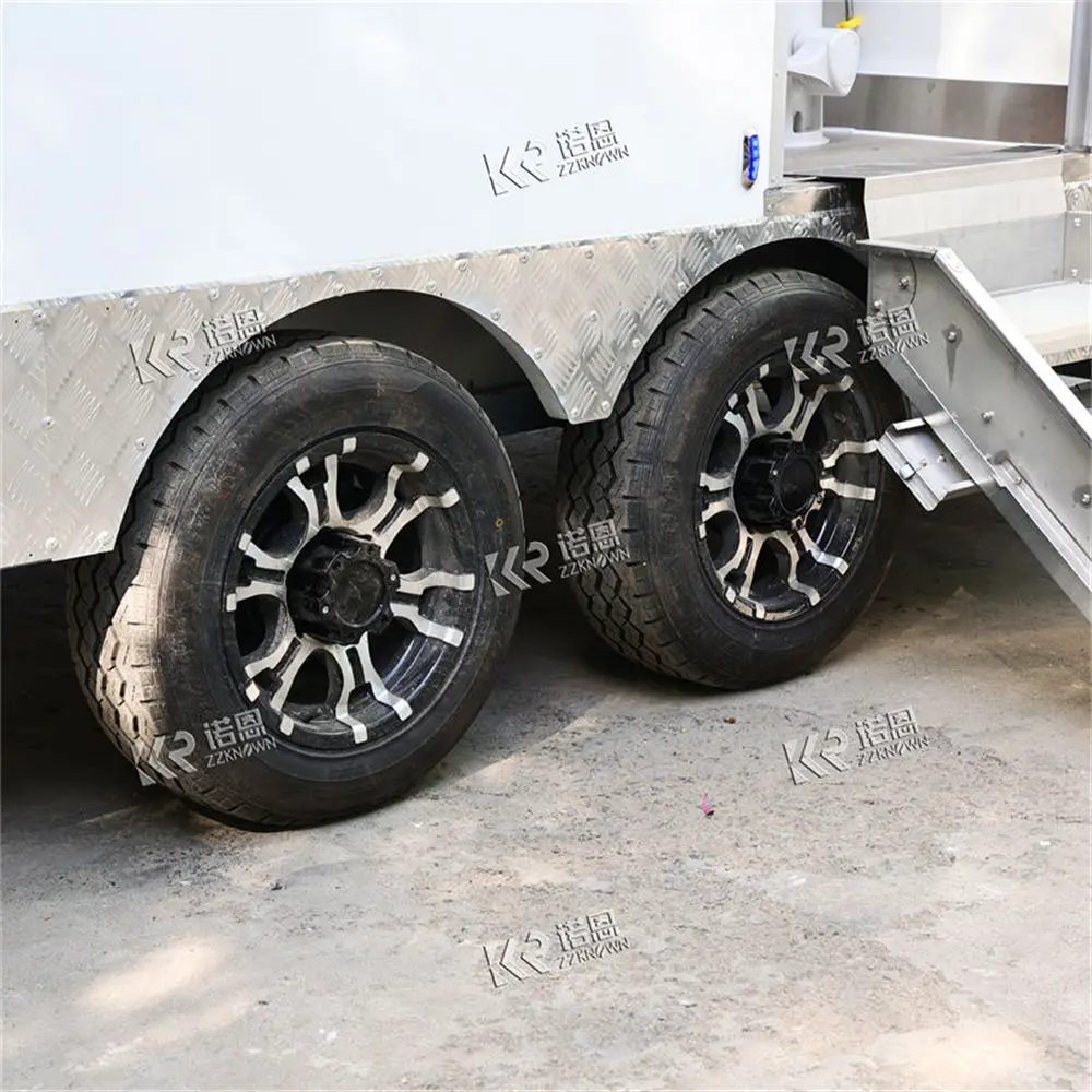 4 estações ao ar livre de luxo portátil banheiro reboque glamping caravana móvel toalete reboque dot certificado