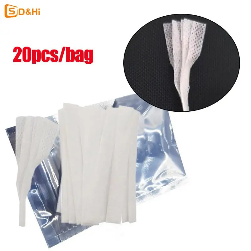 20pcs/bag DIY Heating Core Cotton Rebuild Kit 60*8 mm Reticulated Cotton Sliver