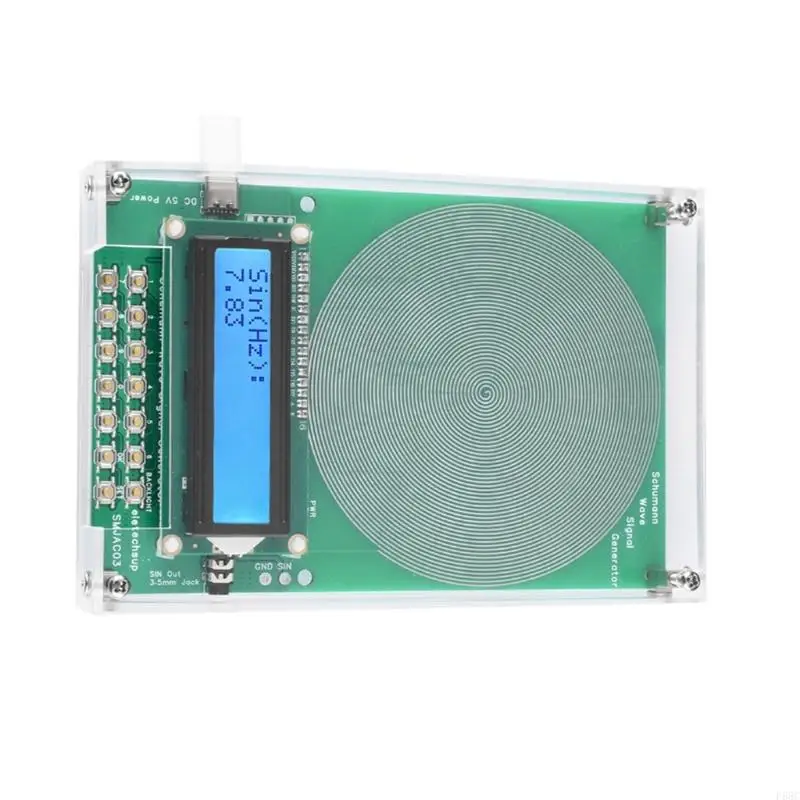 F68C Clear Sine Schumann Gerador 7.83Hz com ajuste frequência programável porta CTEL DC5V (DC4-15V)