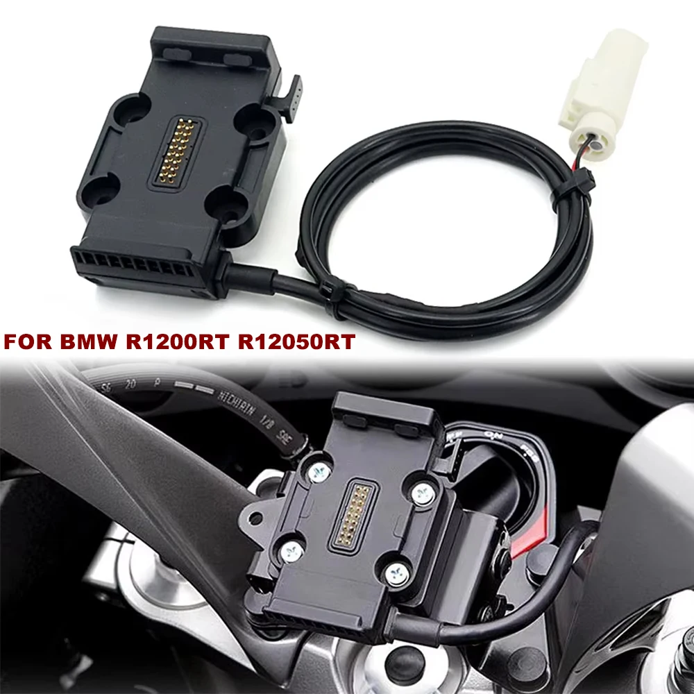 

Для BMW R1200RT R1250RT R 1200 1250 RT Мотоциклетный GPS-держатель для телефона USB и беспроводная зарядка, навигационный кронштейн, базовый порт без потерь