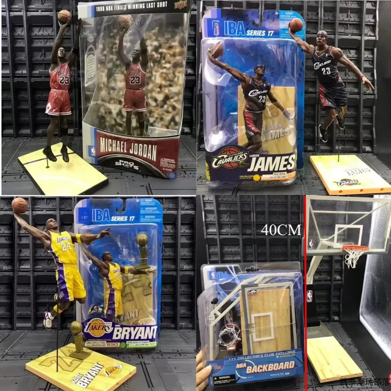 

In Stock Basketball Star James King Slam Dunk Basketball Stand 1/9 Basketball Player Model Action Figure Models Toys Doll Gifts