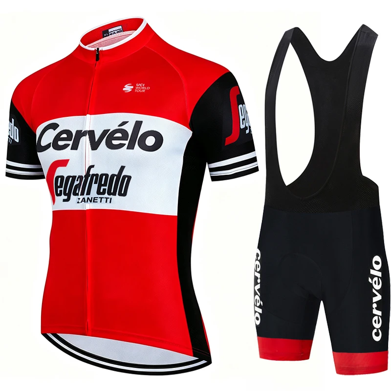 Cycling Gear Lycra - Set Maglia e Pantaloncini da Ciclismo
