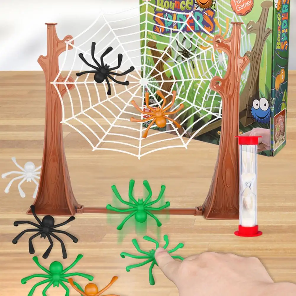 Tabletop Toys for Kids Versatile Tabletop Game for All Ages Interactive Bounce Spider Game Realistic Design Easy for Kids'