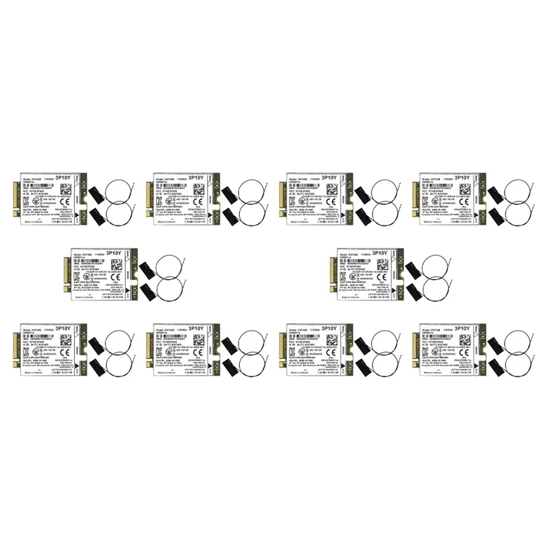 

N11R-10X EM7455 DW5811E модуль 4G + антенна 3P10Y CAT6 для DELL E7270 E7470 E7370 E5570 E5470 беспроводной FDD/TDD Gobi6000