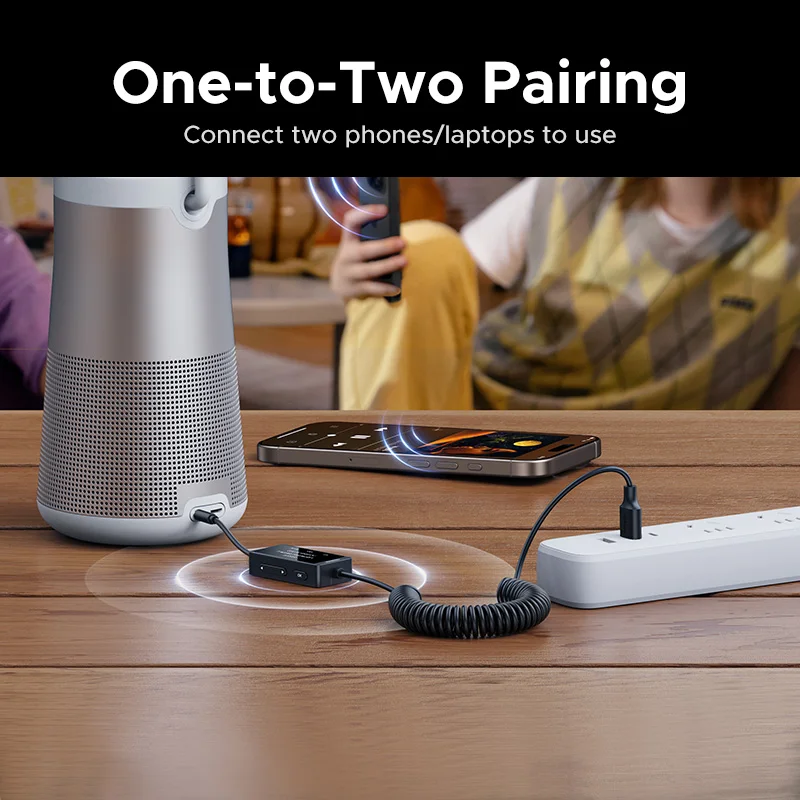 UGREEN Bluetooth 5,4 OLED-дисплей Беспроводной 3,5 мм аудио USBA dapter Пружина для домашнего стерео автомобиля