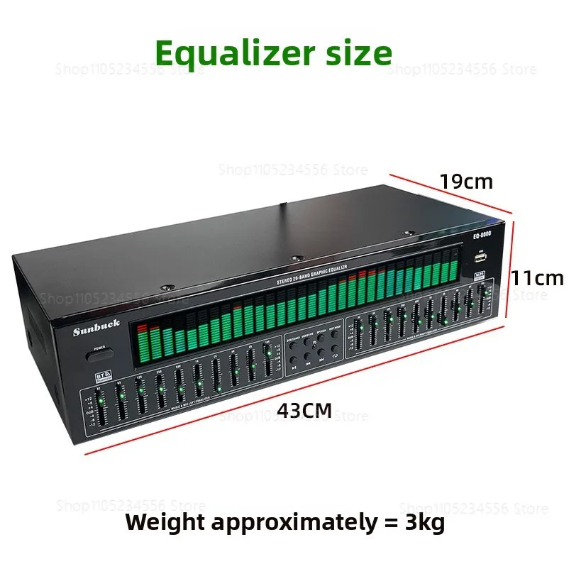 Pro EQ Equalizer Bluetooth 5.4 Fiber/Coaxial Decoder USB Playback Hi-Fi Player