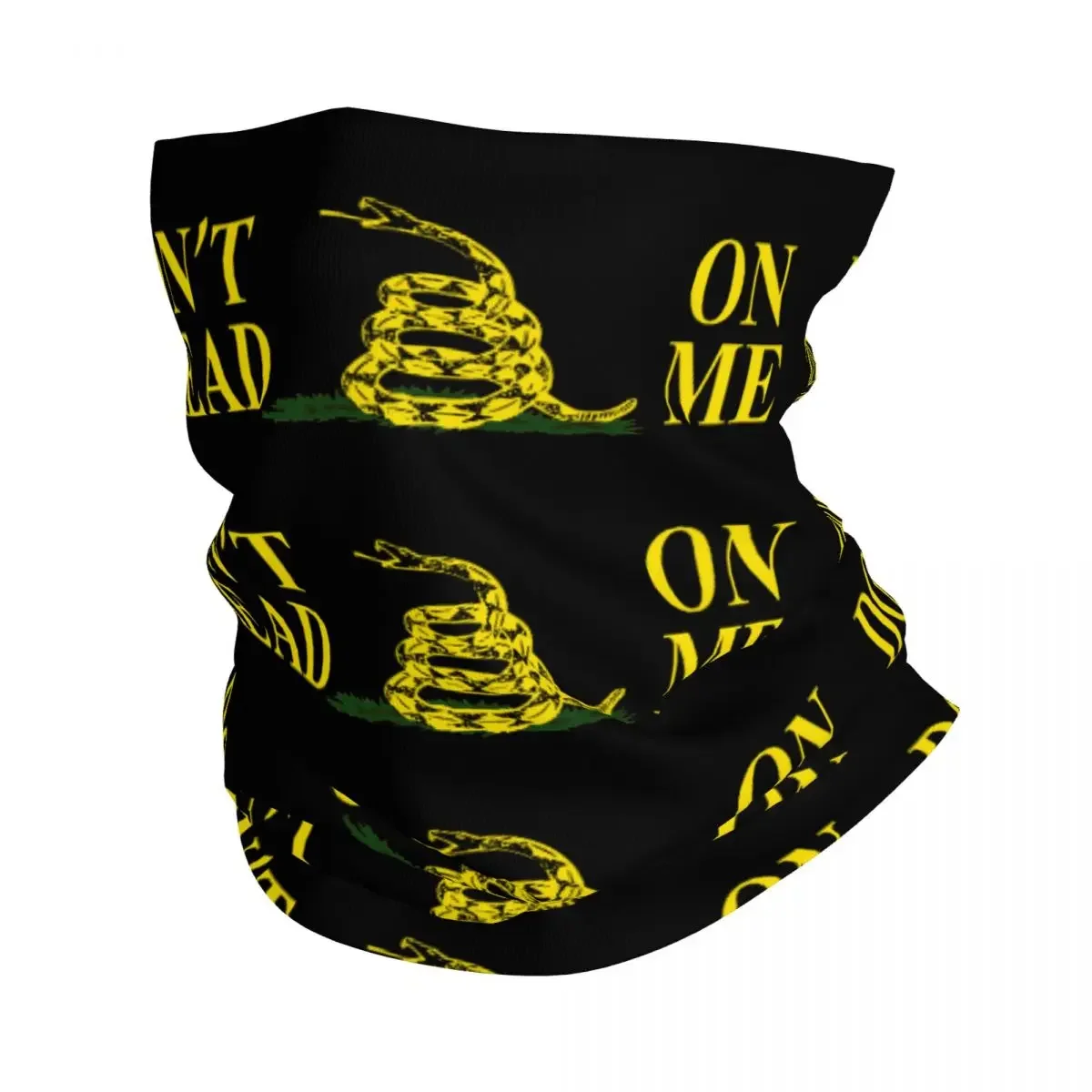 DONT TREAD ON ME GADSDEN FLAG Bandana Neck Gaiter Printed Balaclavas Mask Scarf Warm Headwear Riding Men Women Adult Washable