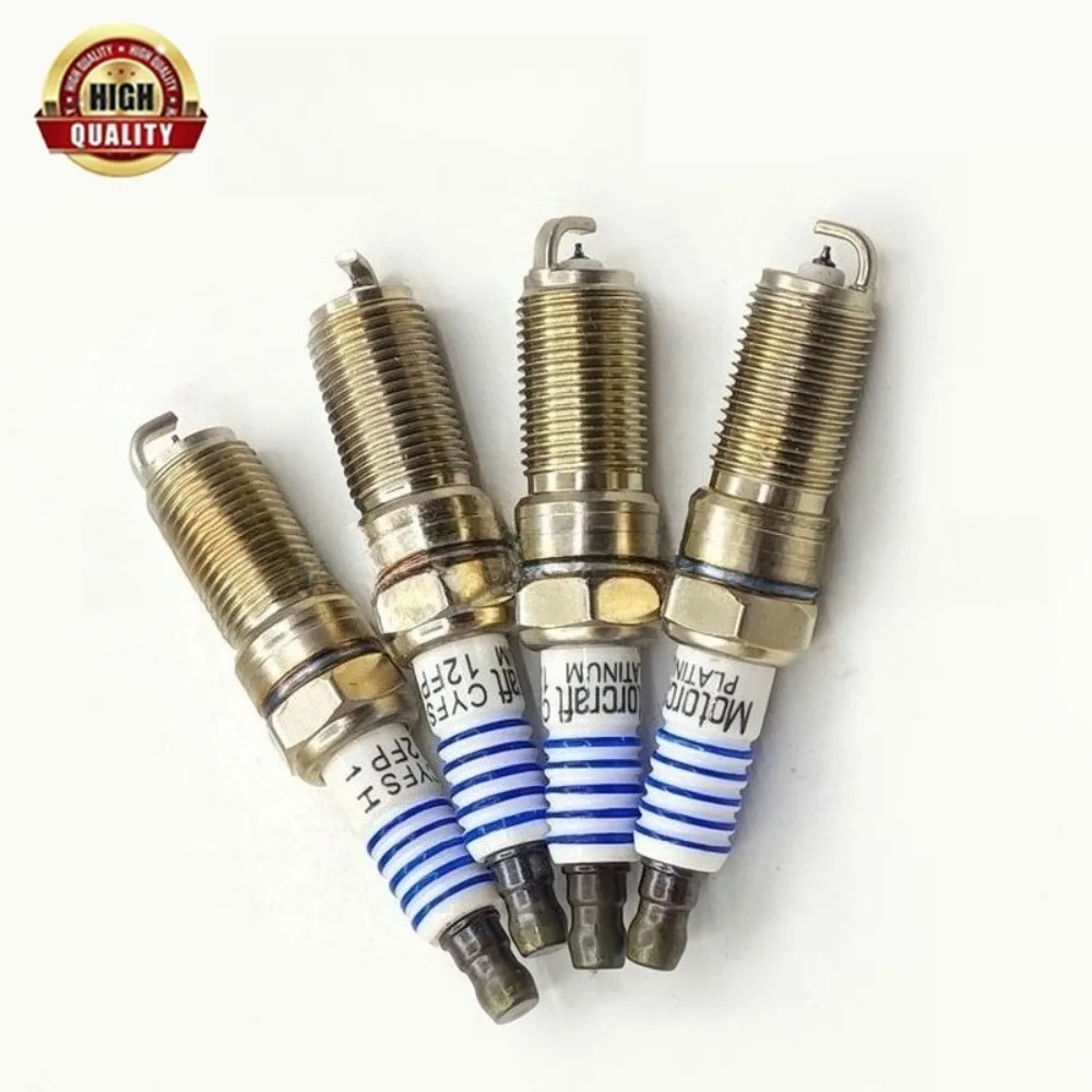 4PCS SP-526 CYFS-12-FP Platinum Spark Plug Candles For Motorcraft SP526 CYFS12FP SP 526 Car Accessories