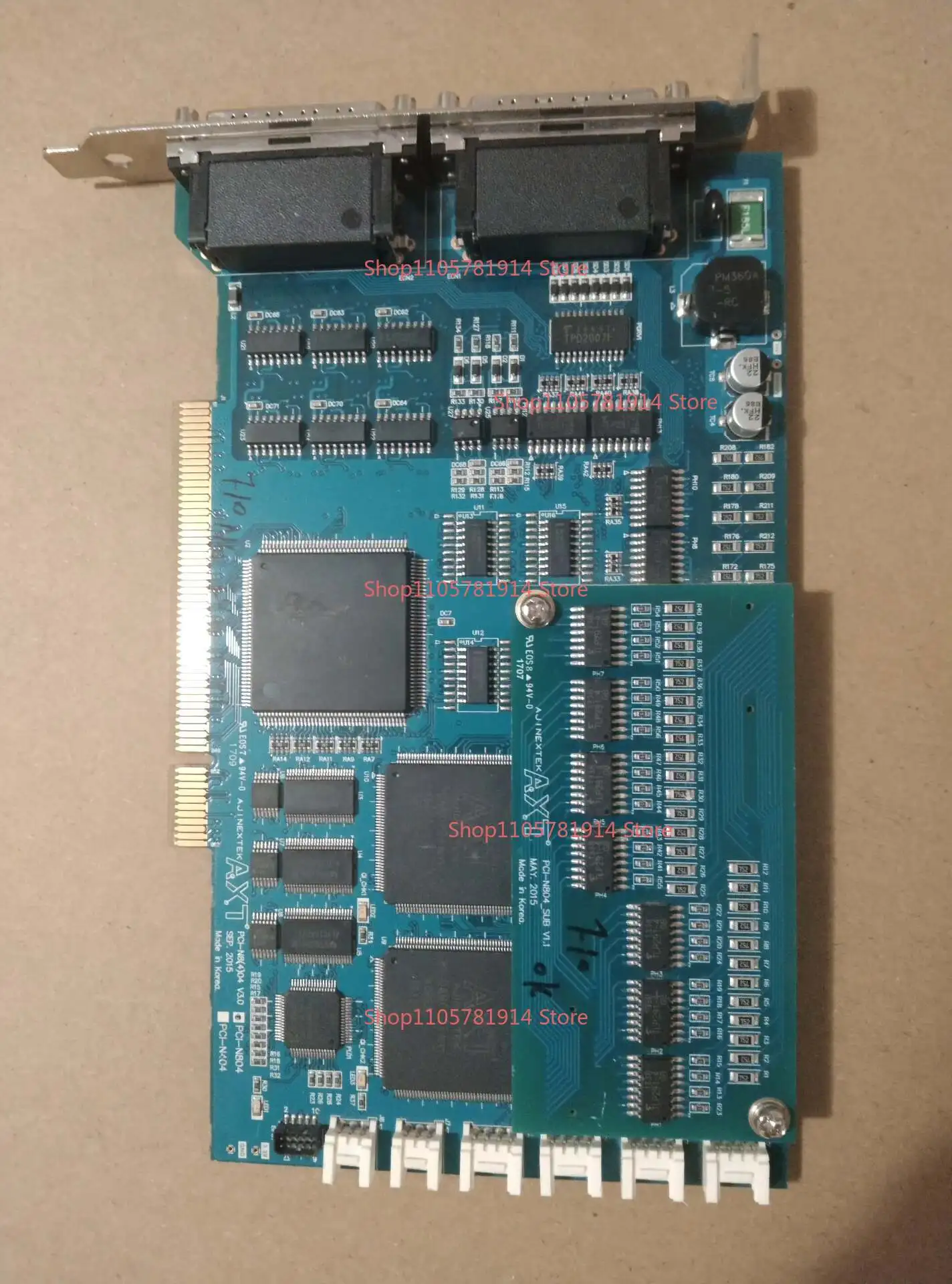 For Korea Yajin AXT 8-axis Pulse Output Motion Control Card PCI-N804 V3.0